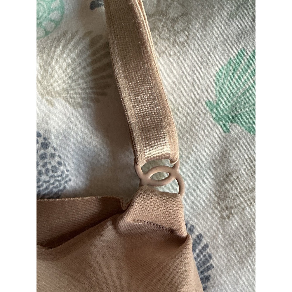 Warners No Side Effects Wireless Bra Womens 34C Tan Good Side Smoothing 01056 - Picture 11 of 13